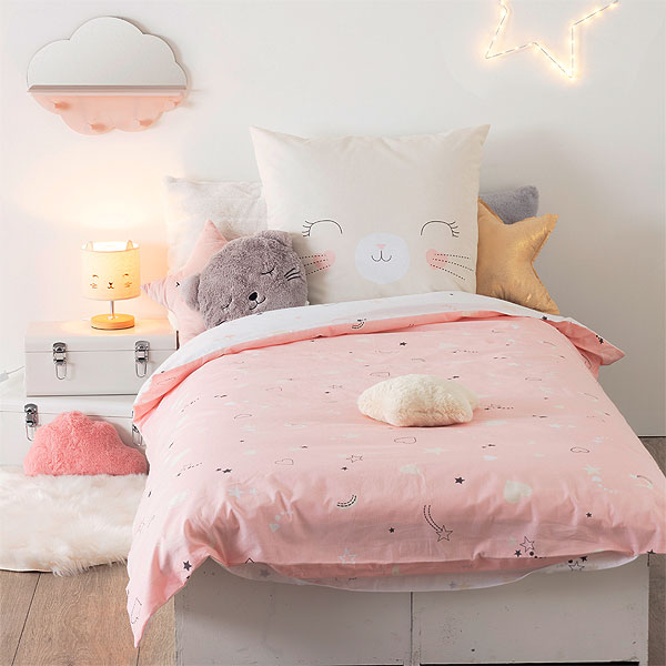 174018C2 Funda nórdica infantil de cama Chat - Imagen 1