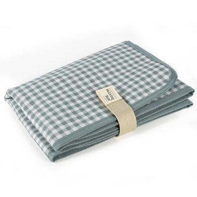 Cambiador de viaje I Love Vichy verde