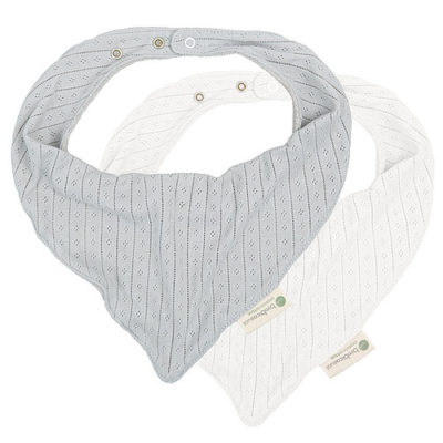 Pack 2 bandanas caladas blanco/gris
