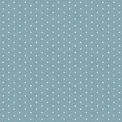 Papel pintado infantil topitos blancos fondo azul verdoso