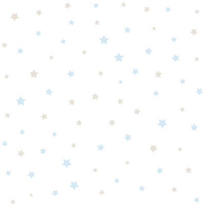 Papel pintado infantil Stars celeste