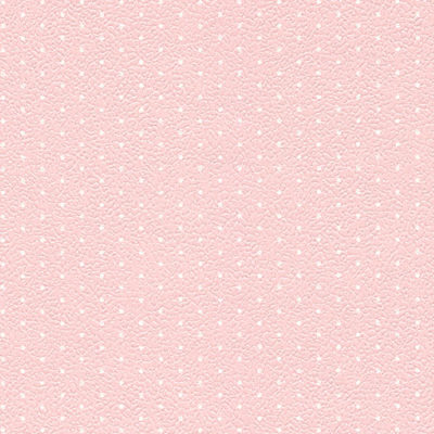 Papel pintado infantil topitos blancos fondo rosa