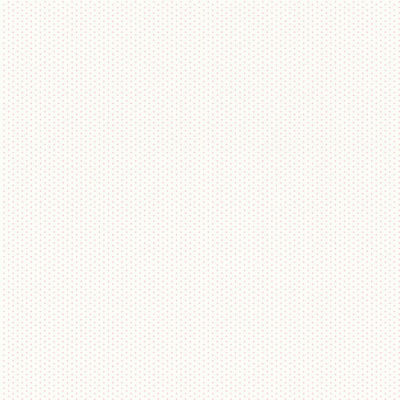 Papel pintado infantil topitos coral fondo blanco