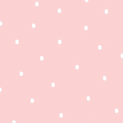 Papel pintado infantil Spots rosa
