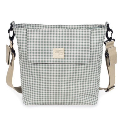 Bolso canastilla I Love Vichy verde