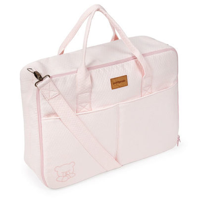 Maleta para el hospital Teddy rosa