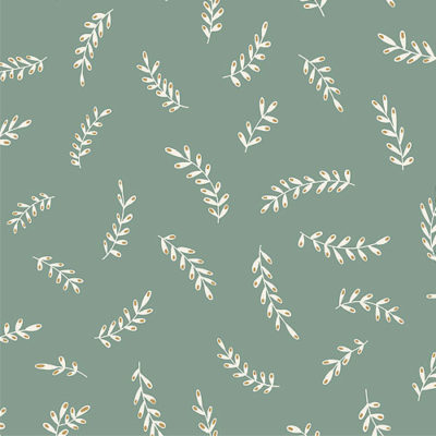 Papel pintado Iris verde