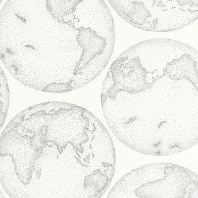 Papel pintado Galilée blanco