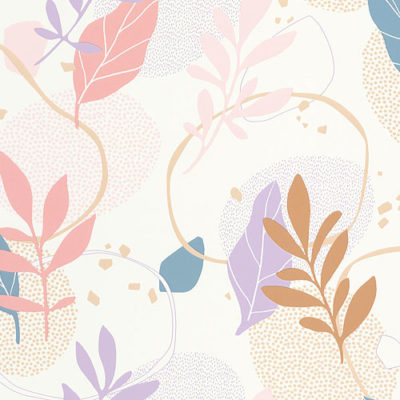 Papel pintado Young & Free - Be Yourself lila