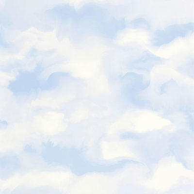 Papel pintado Young & Free - Find Your Paradise azul