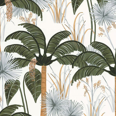 Papel pintado Young & Free - Enjoy Life verde