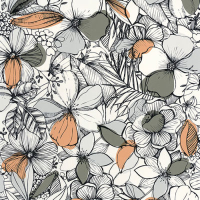 Papel pintado Young & Free - California Dreaming verde