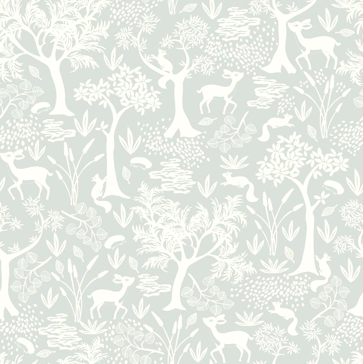 CASADECO_88266548(1) Papel pintado Poetic Forest azul cielo - Imagen 1
