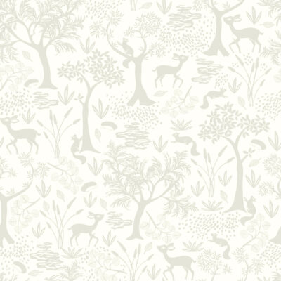 Papel pintado Poetic Forest gris