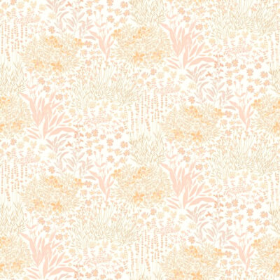 Papel pintado Flowered Grove rosa nude