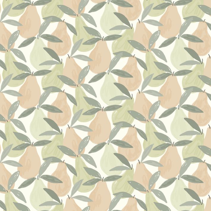 CASADECO_88357492(1) Papel pintado Sweet Pear verde almendra - Imagen 1