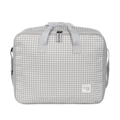 Maleta para el hospital I Love Vichy Gris