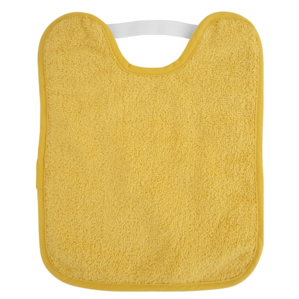 babero (13) Babero rizo plastificado con goma Mustard - Imagen 1