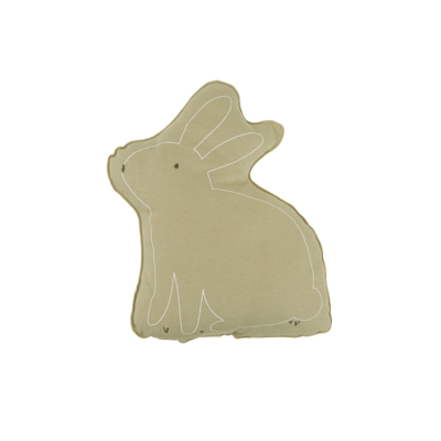 Cojín Bunny verde musgo
