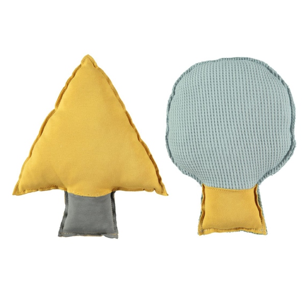 cojines arbol Pack de 2 cojines decorativos - Imagen 1