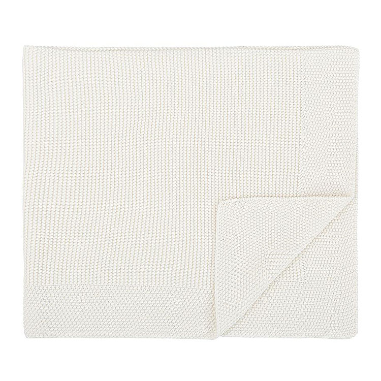 25400001 Manta para carro tricot blanco - Imagen 1