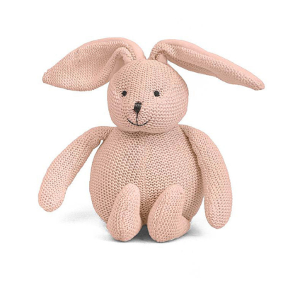 Conejito de tricot rosa