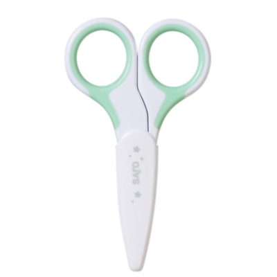 Tijeras para bebé con tapa Mint