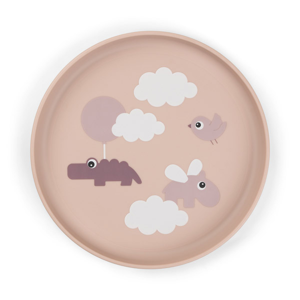 1736221 Plato Happy Clouds rosa - Imagen 1