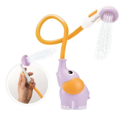 Ducha bañera elefante lila