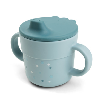 Taza puntos Happy Clouds azul