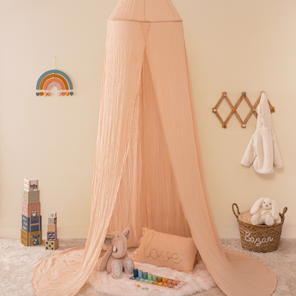 Sin título (600 × 600 px) (15) Dosel para cama infantil rosa - Imagen 1