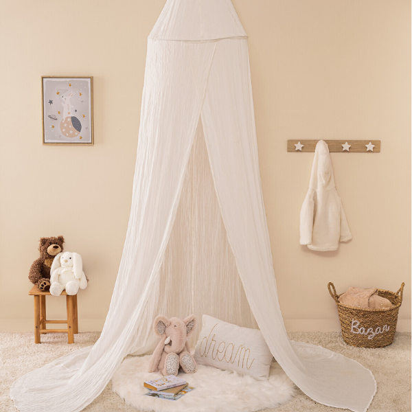 Sin título (600 × 600 px) (17) Dosel para cama infantil blanco - Imagen 1