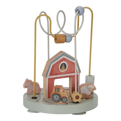 Espiral de cuentas pequeñas granja