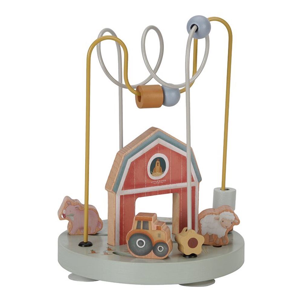 0025709_little-dutch-activity-spiral-little-farm-little-farm-0_1000 Espiral de cuentas pequeñas granja - Imagen 1