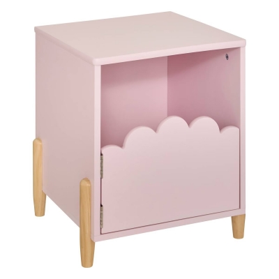 Mesita de noche infantil Doucer rosa