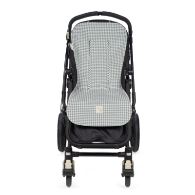 Colchoneta para silla universal I love vichy verde