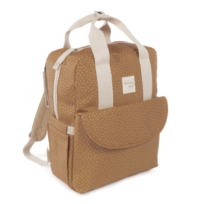 Mochila maternal topito Poppy canela