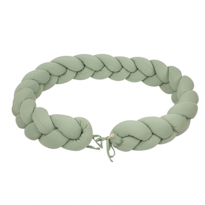 Protector de cuna trenza Basics Verde