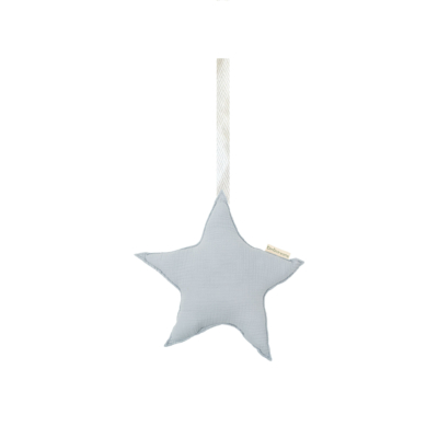 Colgador decorativo sonajero azul