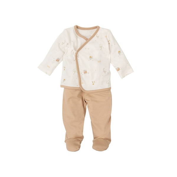 JP152710 Conjunto de jubón y polaina Farm 1-3 meses - Imagen 1