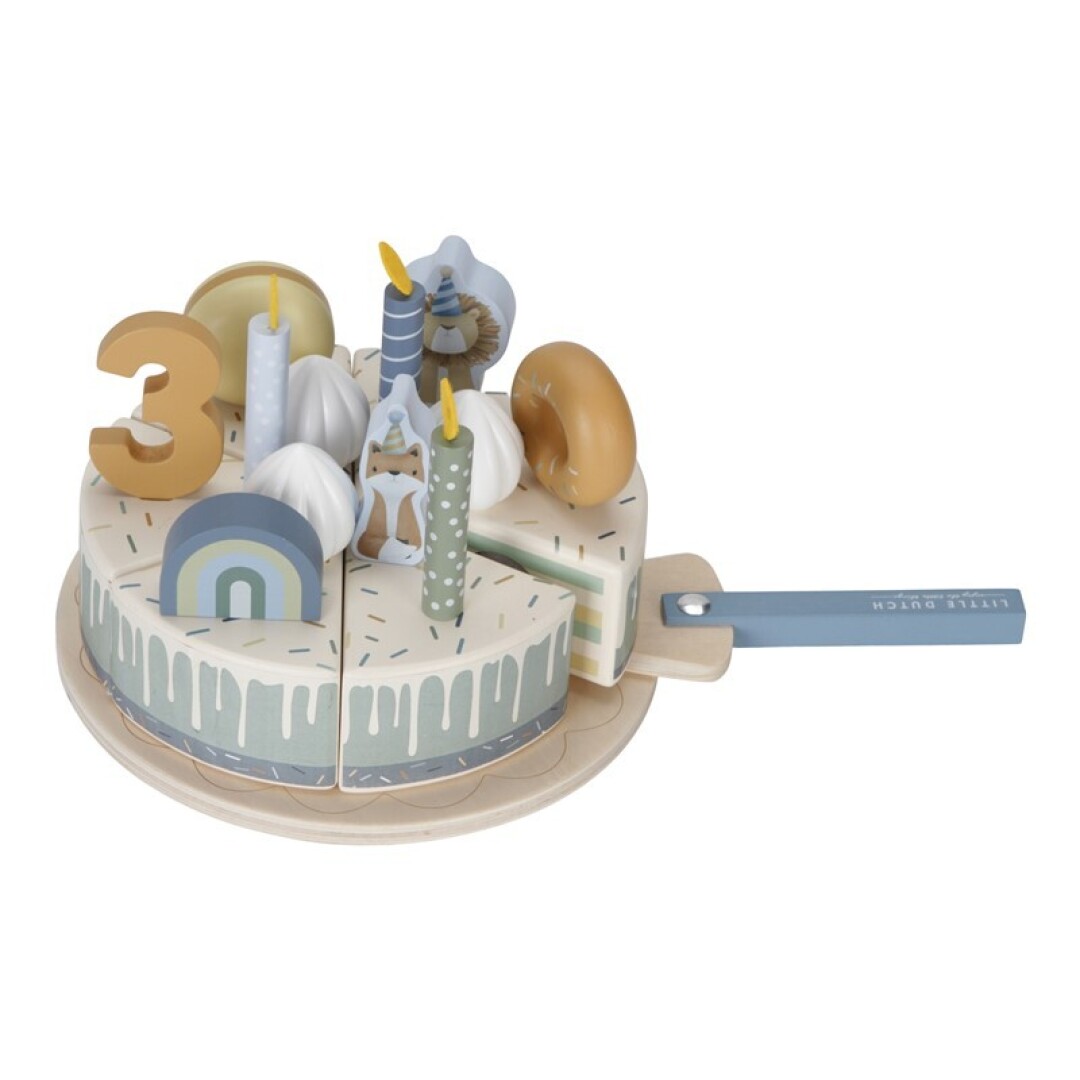 T8KY00016116 Pastel de cumpleaños azul - Imagen 1