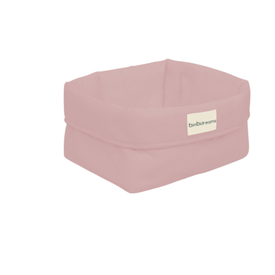 Cesta botellero cuadrada rosa