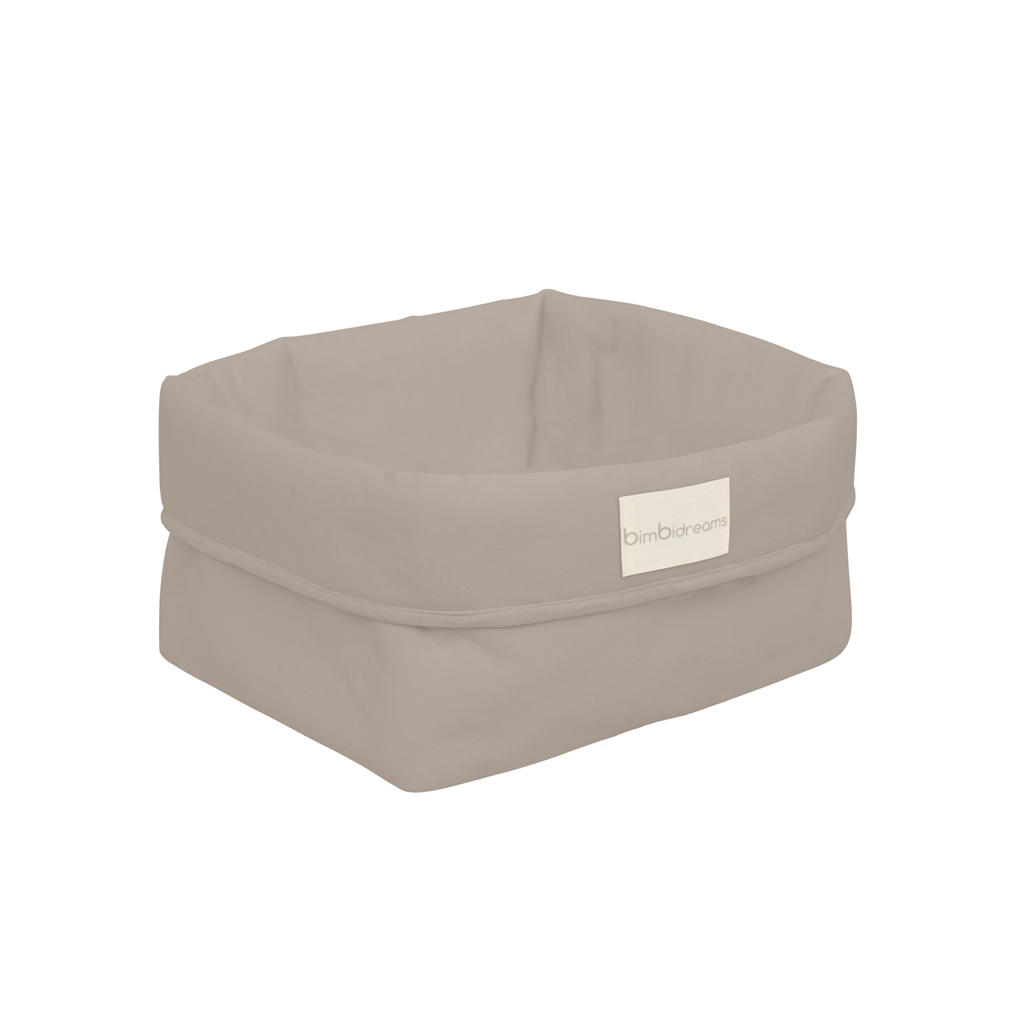 512000GB Cesta botellero cuadrada beige - Imagen 1