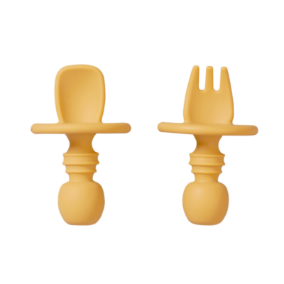 Cubiertos de iniciación antiahogo Mustard