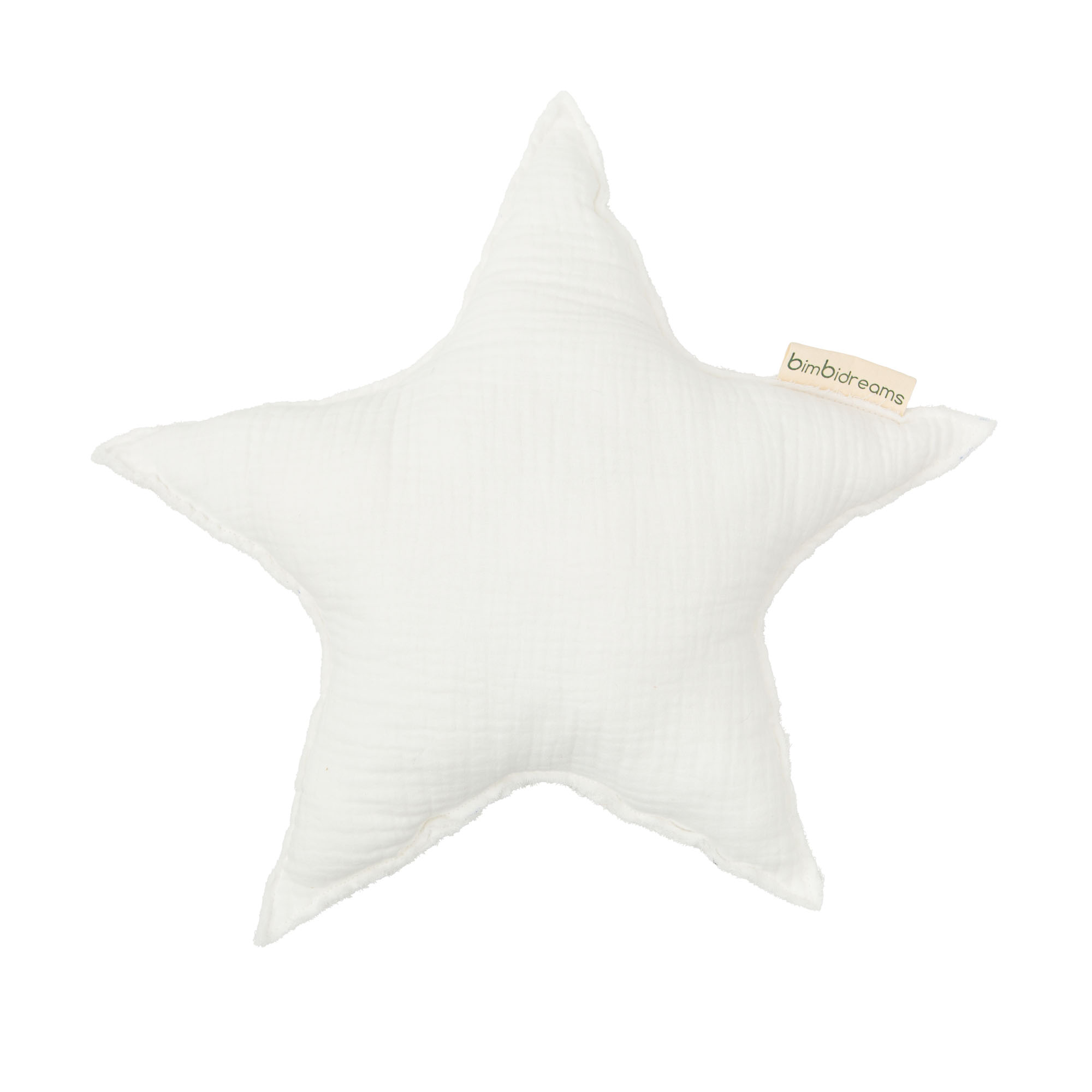 ES1MAT01 Cojín decorativo 40x40 estrella blanco - Imagen 1