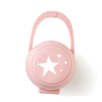 Cajita para 2 chupetes Star Nude pink