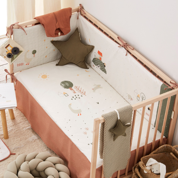 twin Colcha edredón+Protector para cuna Granja - Imagen 1