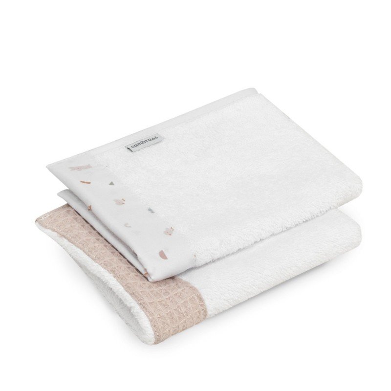 juego-2-toallas-rabbit-beige-25x35x1-cm (2) Juego de 2 toallas Rabbit beige - Imagen 1