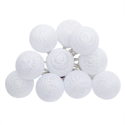 Guirnalda decorativa con 10 Luces Led Blanco