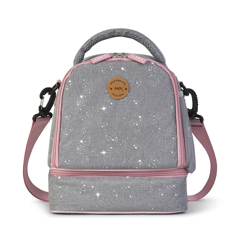 52458_1 Bolsa térmica Galaxy gris-rosa - Imagen 1